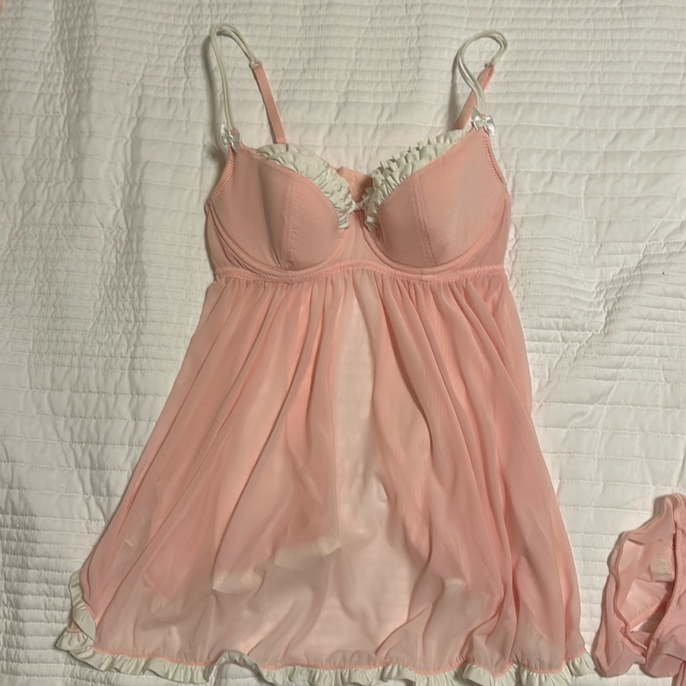 Beautiful light pink nighty